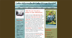 Desktop Screenshot of lakeadirondack.com